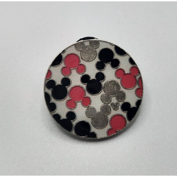 Disney Pin Bright Swatches Pin Pink Black Mickey 2010 Hidden Mickey Series - Picture 1 of 5
